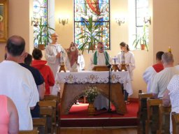 Wizyta międzynarodowej grupy młodzieży w Domu Pomocy Społecznej w Podzamku w ramach ŚDM Kraków 2016r